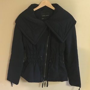ZARA Basic Asymmetric Zip Jacket Size M